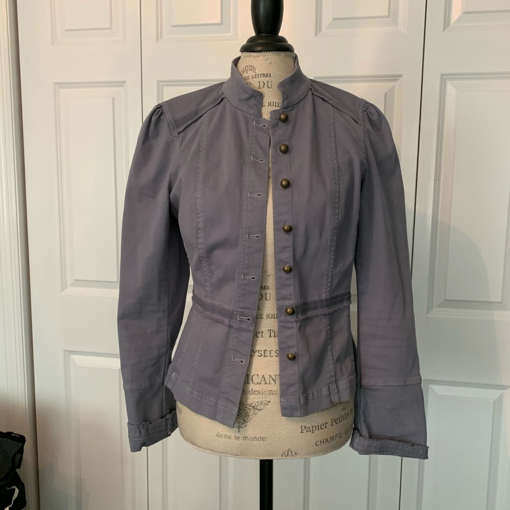 WHBM military chic jacket